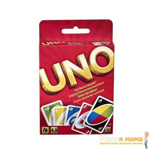 Mattel 2085W UNO Классическая карточная игра Уно