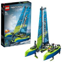 Lego Technic 42105 Конструктор Лего Техник 2в1 Катамаран-катер, 404 детали