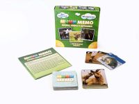 Нескучные игры 8050 Настольная игра Ми-Ми-Мемо Дикие животные, 30 карточек