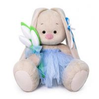 BUDI BASA SidS-380 Мягкая игрушка BUDI BASA Зайка Ми с тюльпанами (малый) 18 см
