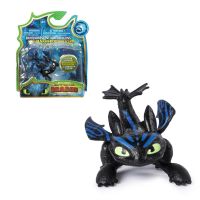 Spin Master 66628 Dragons 3 Мини-фигурка дракона, меняет цвет, Беззубик