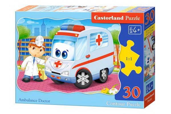 Castorland В-03471 Пазл Castorland MIDI 30 деталей Скорая помощь Castorland В-03471 Пазл Castorland MIDI 30 деталей Скорая помощь