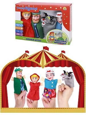 No name И-7398 Игровой набор Рыжий кот Театр кукол Красная шапочка, 4 куклы No name И-7398 Игровой набор Рыжий кот Театр кукол Красная шапочка, 4 куклы