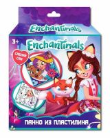 Centrum 88677 Набор для творчества Панно из пластилина "Enchantimals", 10 цветов, стека, картинка