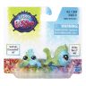 Hasbro C0802 LPS Радужная коллекция Пара мини-петов Крабик и Рыбка