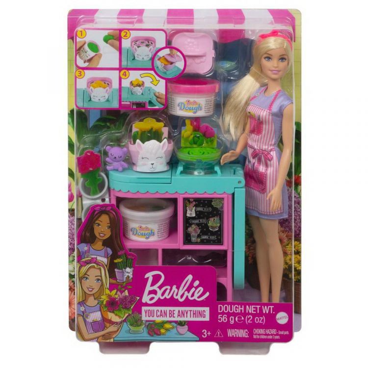 Mattel GTN58 Игровой набор Mattel Barbie Флорист с цветочным магазином