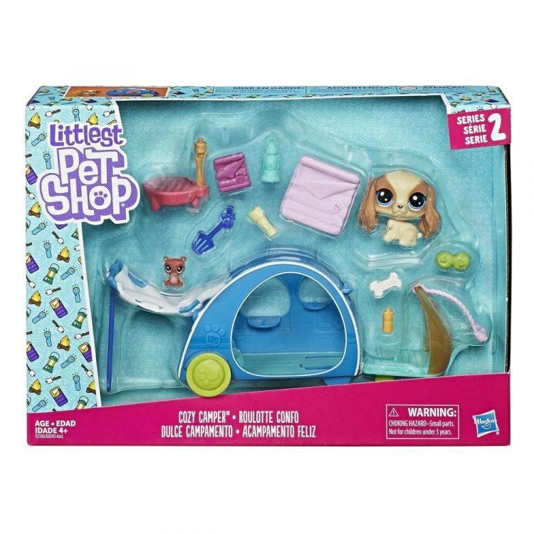 Hasbro E2103 LPS S2 Игровой набор Хобби петов: Уютный кемпер со щенком Даниэлем
