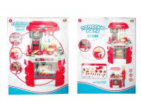 ABtoys PT-01015 Помогаю Маме Кухня в наборе с аксессуарами, со звуковыми и световыми эффектами