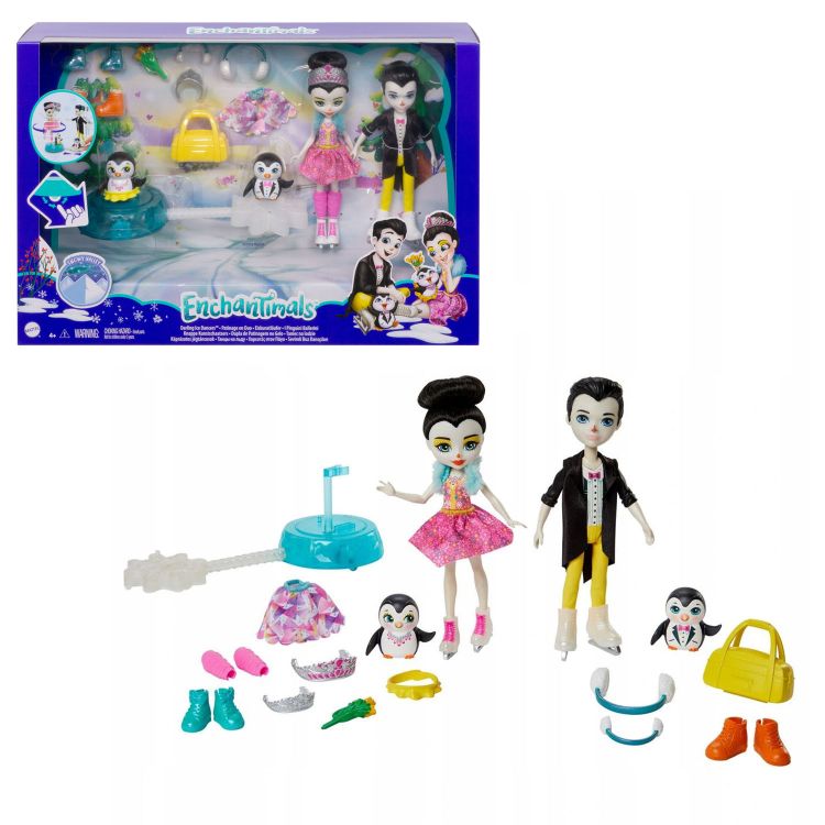 Mattel GJX49 Энчантималс Игровой набор Танцы на льду