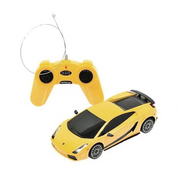 RASTAR 26300Y Машина р/у 1:24 Lamborghini, 18см желтый