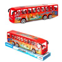 JUNFA TQ123-41A Машинка "Автобус", пластмассовая, 24х6х8 см