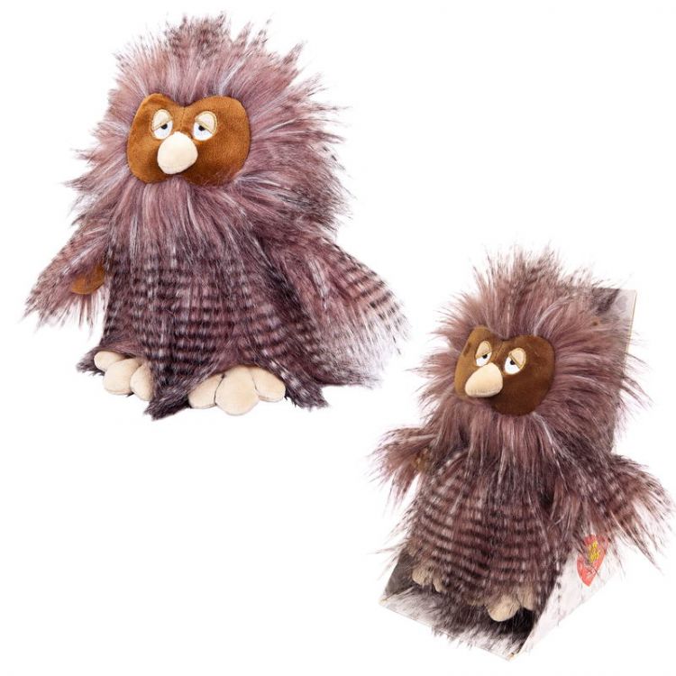 ABtoys (АБтойс) M2104 Пушистики. Сова, 21 см. игрушка мягкая в открытой коробке
