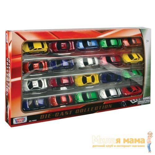 Motormax 76069 Набор моделей машинок, 1:64, 20 штук