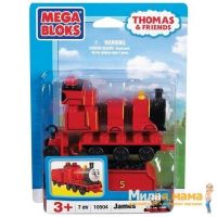 Mega Bloks 10504 Паровозик Джеймс из серии "Томас и его друзья"