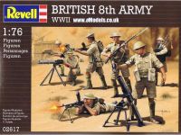 Revell 02617 Фигуры 8 британской армии, Вторая Мировая война, 44 штуки