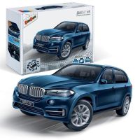 Banbao 6803 Конструктор Машина BMW X5 (синий цвет), 1:28, 98 деталей