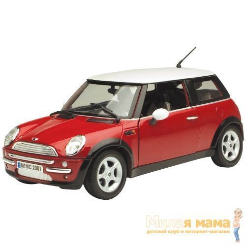 Motormax 73114 Коллекционная модель машины Mini Cooper, 1:18, красная