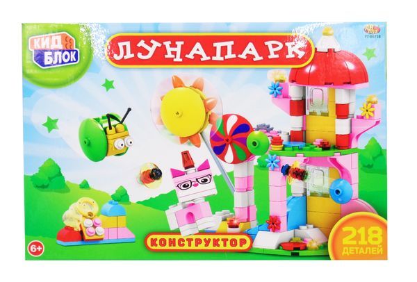 ABtoys. Конструкторы PT-00758 Конструктор "Лунапарк", 218 предметов ABtoys. Конструкторы PT-00758 Конструктор "Лунапарк", 218 предметов