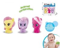 ABtoys (АБтойс) PT-01513 Набор для ванной Abtoys Веселое купание 3 предмета (милые пони)