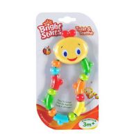 Bright Starts 10221 Прорезыватель «Гусеничка», оранжевая