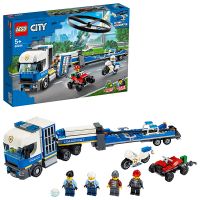 Lego City 60244 Конструктор Лего Город Police Полицейский вертолётный транспорт, 317 деталей