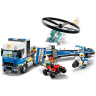 Lego City 60244 Конструктор Лего Город Police Полицейский вертолётный транспорт, 317 деталей