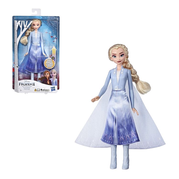 Hasbro E7000 Холодное сердце 2 Кукла Принцесса Дисней Сверкающее платье, Эльза, 28 см