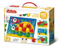 Десятое королевство 02522ДК Мозаика для самых маленьких  BABY TOYS d40/5 цв/32 эл
