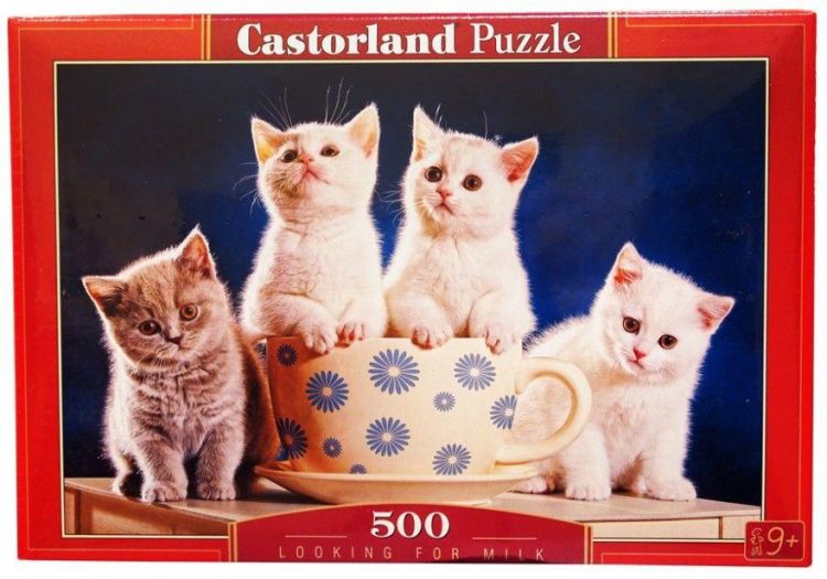 Castorland 52042 Пазл Четыре котенка, 500 деталей