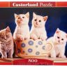 Castorland 52042 Пазл Четыре котенка, 500 деталей