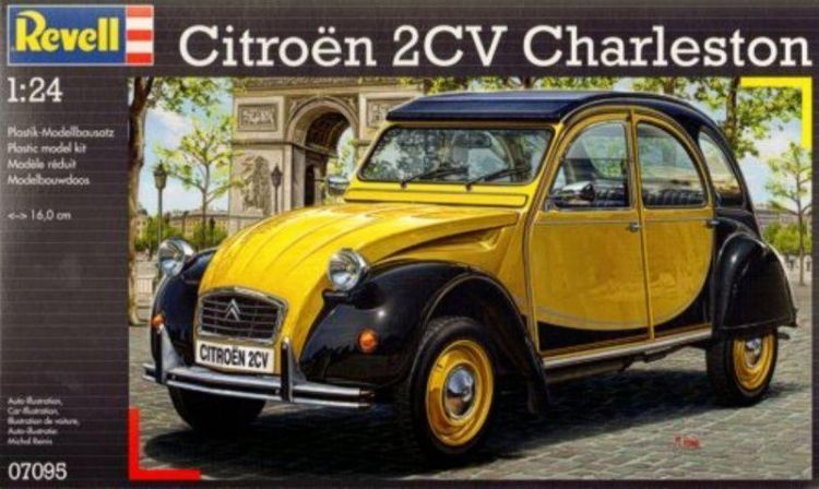 Revell 07095 Сборная модель Автомобиль Citroen 2CV, 1:24