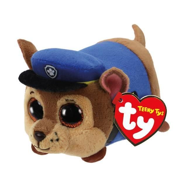 TY 42226 Teeny Tys Мягкая игрушка Щенячий патруль Чейз, 10 см