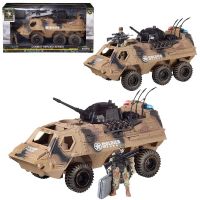 Junfa 2039 Набор игровой военный "Боевая машина пехоты" с фигуркой солдата и аксессуарами