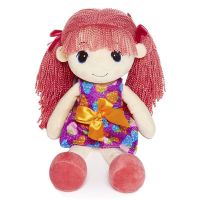 Maxitoys MT-HH-R9068E3 Dolls Мягкая кукла Стильняшка с розовыми волосами, 40 см