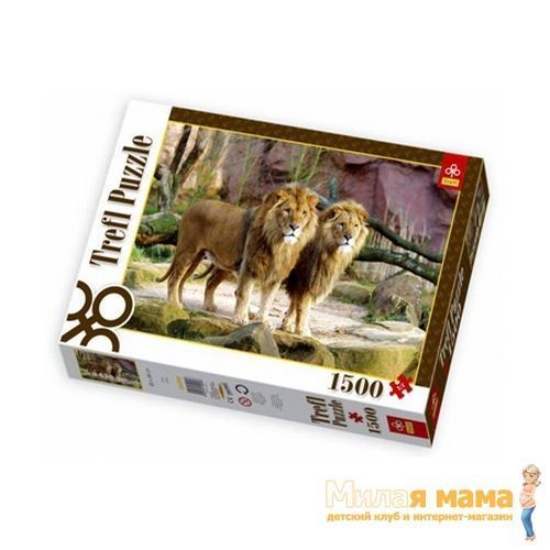 Trefl 26088 Пазл Львы, 1500 деталей