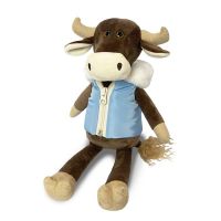 Maxitoys Luxury MT-MRT022014-23 Мягкая игрушка Maxitoys Luxury Бык Гаврила в Пуховой Жилетке, 23см