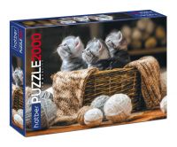 Hatber 2000ПЗ1-21008 Пазл Hatber Premium Хвостатые полосатые 2000 элементов