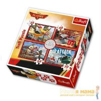 Trefl 34230 Набор пазлов 4 в 1 "Самолеты 2", 35+48+54+70 деталей