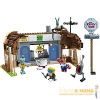 Mega Bloks 94613 Конструктор Губка Боб Закусочная Красти Крабс