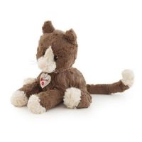 Trudi 29056 Мягкая игрушка Серо-белая кошка, 38 см 
