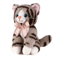 Maxitoys MP-HH-070421-3 Мягкая Игрушка Maxitoys, Котик Дымок, Озвученный, 18 см