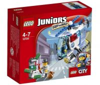 Lego Juniors 10720 Конструктор Лего Джуниор  Погоня на полицейском вертолёте, 63 детали