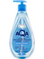 AQA baby 02011106 Средство для купания малыша и шампунь AQA baby 2 в 1 500 мл