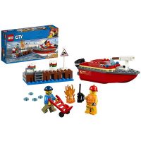 Lego City 60213 Конструктор Лего Город Lego Fire Пожар в порту, 97 деталей