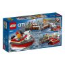 Lego City 60213 Конструктор Лего Город Lego Fire Пожар в порту, 97 деталей