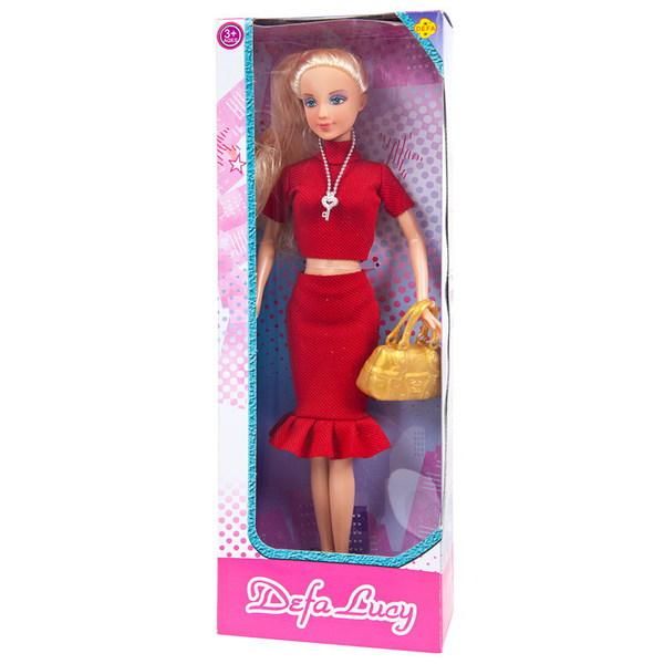 DEFA 8365d Кукла Defa с сумочкой, 3 вида в ассорт., 11x5x31cm