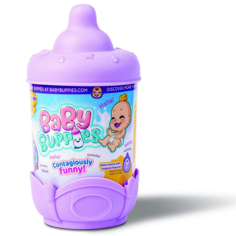 TigerHead BP002D2 Интерактивный малыш Baby Buppies в фиолетовой колыбельке