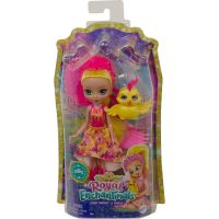 Mattel GYJ04 Энчантималс Кукла Фалон Феникс с любимой зверушкой, 15 см