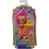 Mattel GYJ04 Энчантималс Кукла Фалон Феникс с любимой зверушкой, 15 см