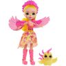 Mattel GYJ04 Энчантималс Кукла Фалон Феникс с любимой зверушкой, 15 см